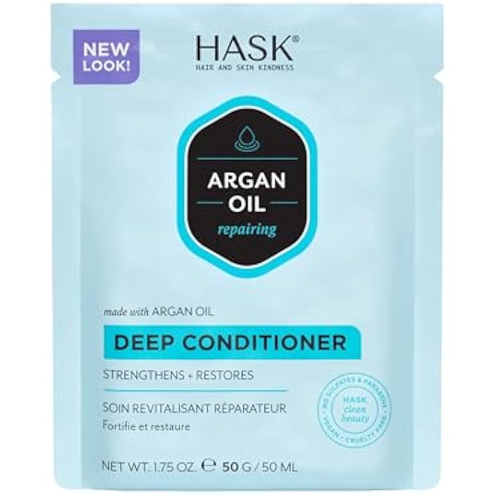 Hask Argan Oil Intense Deep Conditioning Hair Treatment, 50 G - Image 1